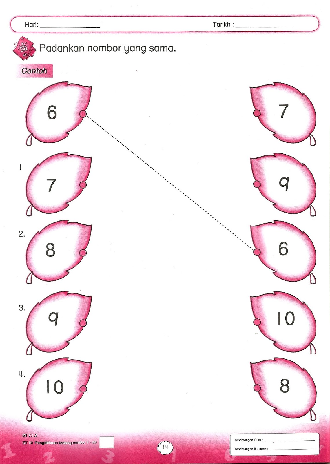 Cikgu Mas Comel: Jom, kita buat latihan Matematik nie