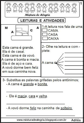 Leitura com a letra C