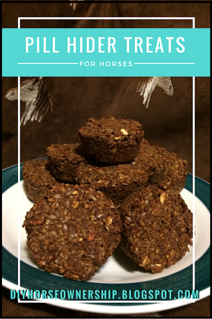 Do It Yourself Horse Ownership -- How to make pill hider horse treats at home