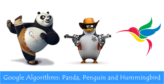 Google Algorithms Panda Penguin Hummingbird