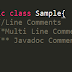 Types of Comments in Java