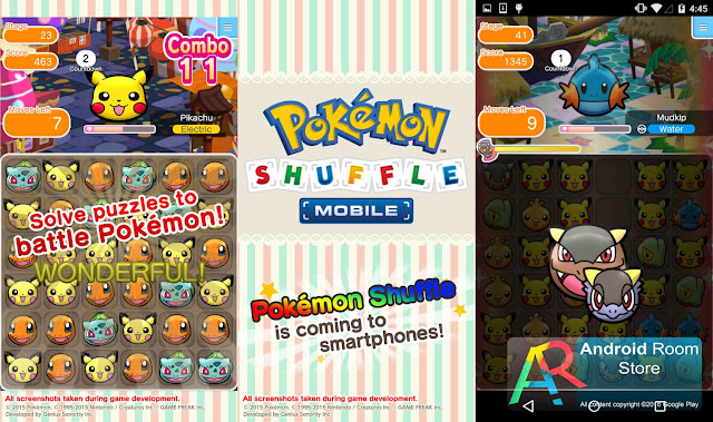 Pokemon Shuffle Mobile, Android room store, android puzzle, android game, Pokemon Shuffle Mobile-Android room store,