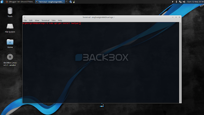 Cara Menginstall Leafpad di Back Box Linux 