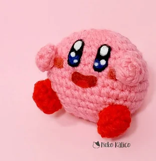 PATRON GRATIS CHUBBY | KIRBY AMIGURUMI 65258