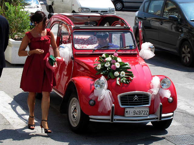 Citroën 2CV, wedding car, Livorno