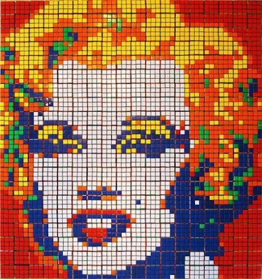 Pictures Made By Rubik's Cube