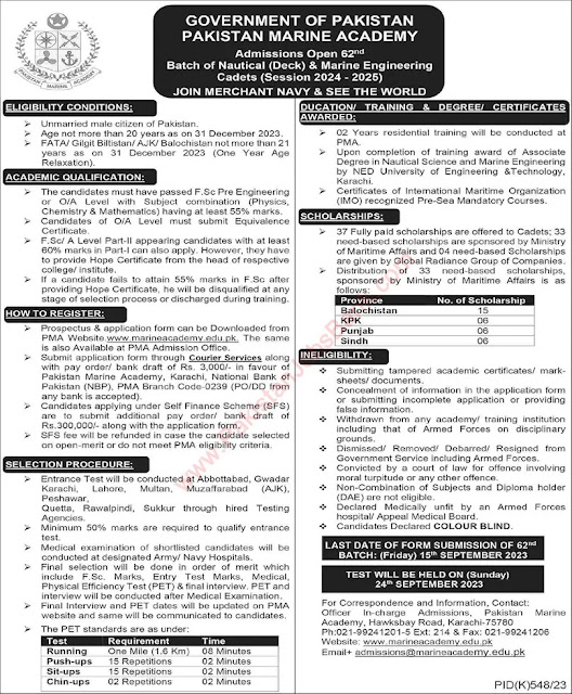 Pakistan Marine Academy Jobs 2023, marine engineering jobs, marine engineering jobs in Pakistan, marine academy jobs, marine academy job circular 2023, marine biology jobs, marine biology jobs near me, marine science jobs, naval academy jobs civilians, naval academy starting salary, pakistan marine academy jobs, pakistan marine academy online apply, pakistan marine academy eligibility criteria, pakistan marine academy courses, pakistan marine academy karachi jobs 2022, pakistan marine academy careers, pakistan marine academy jobs 2023, pakistan navy marine jobs, pakistan navy marine jobs 2023, navy marine jobs, navy boat jobs, navy small boat jobs, pakistan navy jobs 2023, pakistan navy jobs 2023 online apply form, pakistan navy jobs 2023 for female, pakistan navy jobs 2023 last date, pakistan navy jobs 2023 karachi, pakistan navy jobs 2023 online apply, pak navy jobs 2023, pak navy jobs 2023 online registration slip, pak navy jobs 2023 matric base online apply, pak navy jobs 2023 result, pakistan navy marine jobs 2023,