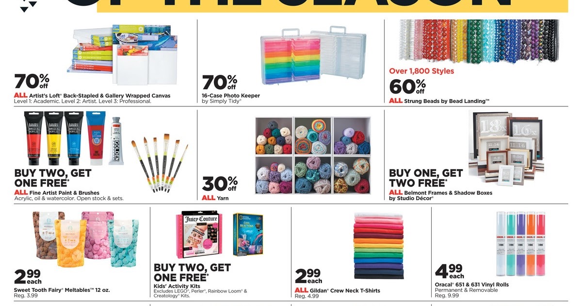 Michaels Weekly ad valid from 12/31/2023 to 01/06/2024 - MallsCenters