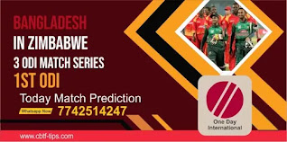 Ban vs Zim Correct ODI 1st Match Prediction Crictracker Prediction: Guru CBTF