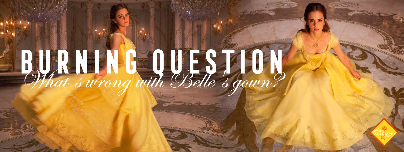 Burning Question What S Wrong With Belle S Gown