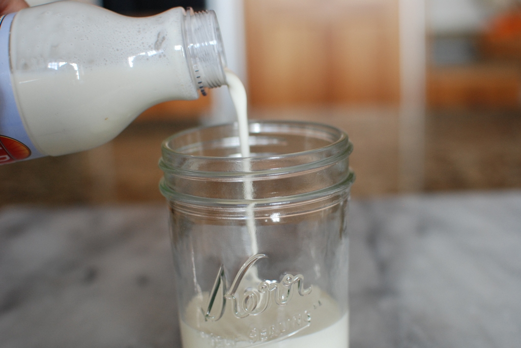 the make jar cream buttermilk Pour whipping cream heavy bowl. or  to using how a into a