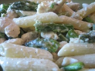 chicken asparagus pasta