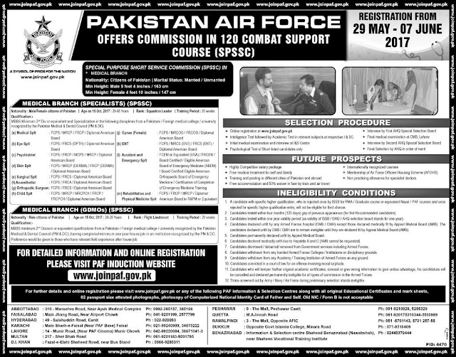 Government Jobs in Pakistan Air Force PAF Jobs