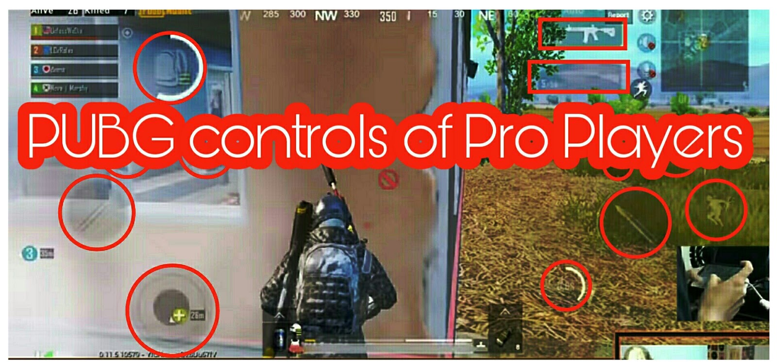 PUBG Mobile controls of pro players in the world ... - 