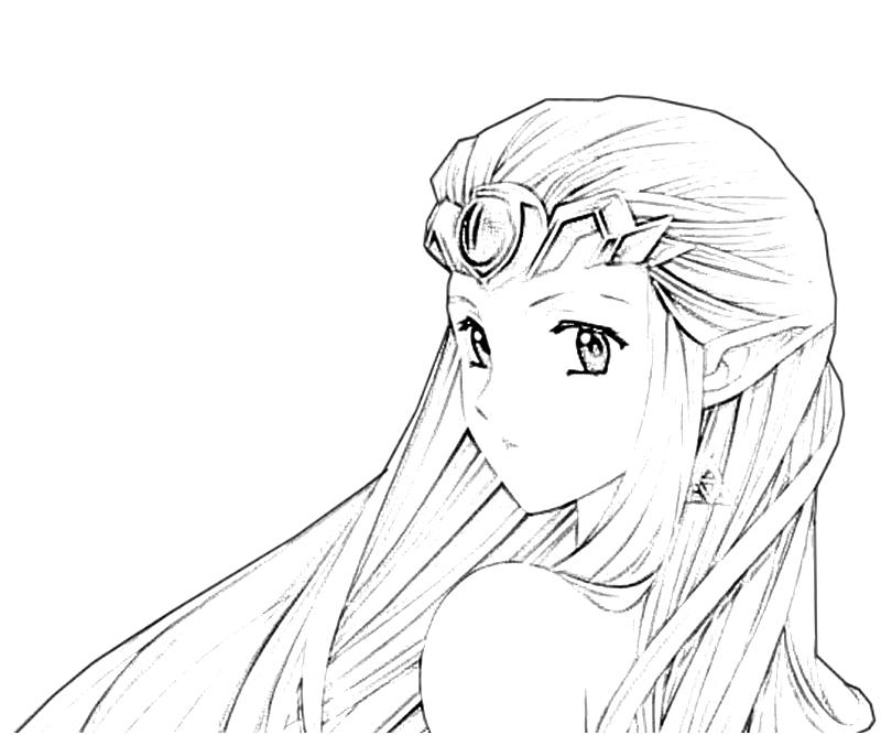 printable-princess-zelda-face-coloring-pages