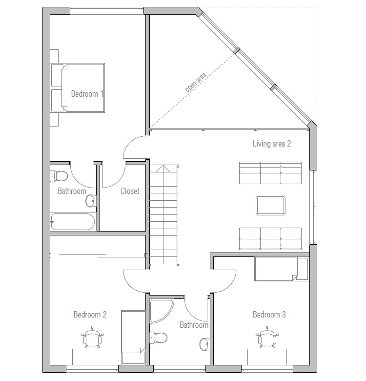 More of modern economical home plans