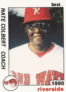 Nate Colbert 1990 Riverside Red Wave card