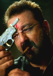 prassthanam movie action  time with gun and cigarette