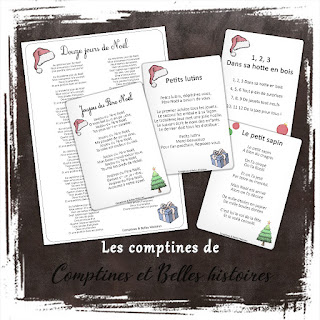 Vous pouvez télécharger et imprimer les paroles des comptines, chansons et poèmes de Noël en cliquant ici