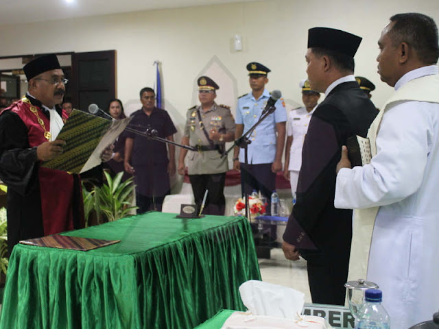 Pelantikan Frengky Limber Sebagai Ketua Dewan Perwakilan Rakyat Dawrah (DPRD) Maluku Tenggara Barat (MTB)