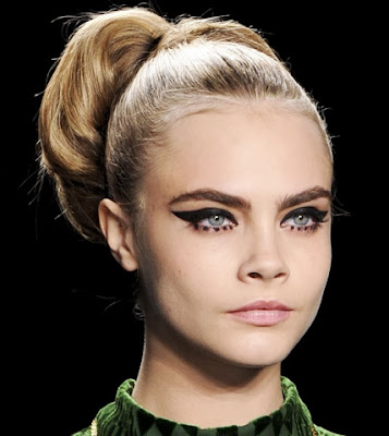 Thick Eyeliner and Dots Anna Sui 2013 Inspiration