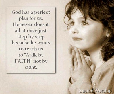 God Has a Perfect Plan For Us