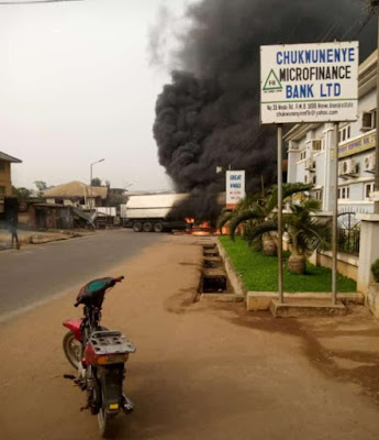 Fire Out Break in Nnewi