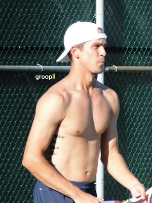 Ryan Sweeting Shirtless at Cincinnati Open 2010