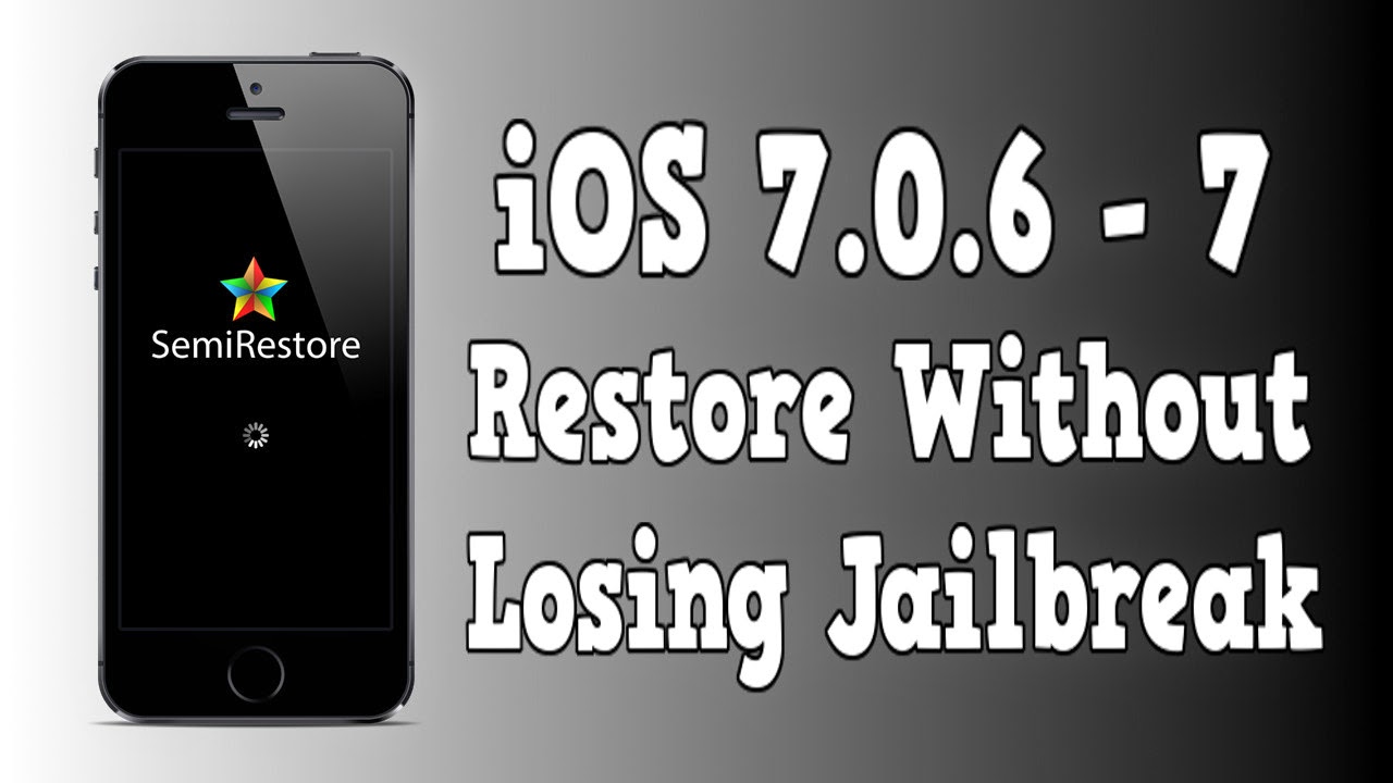 How To Restore iOS 7.0.6 - 5 Without Updating/Losing Jailbreak &amp; Cydia