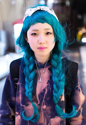 Fashions Harajuku Asian Girls Long Hairstyle