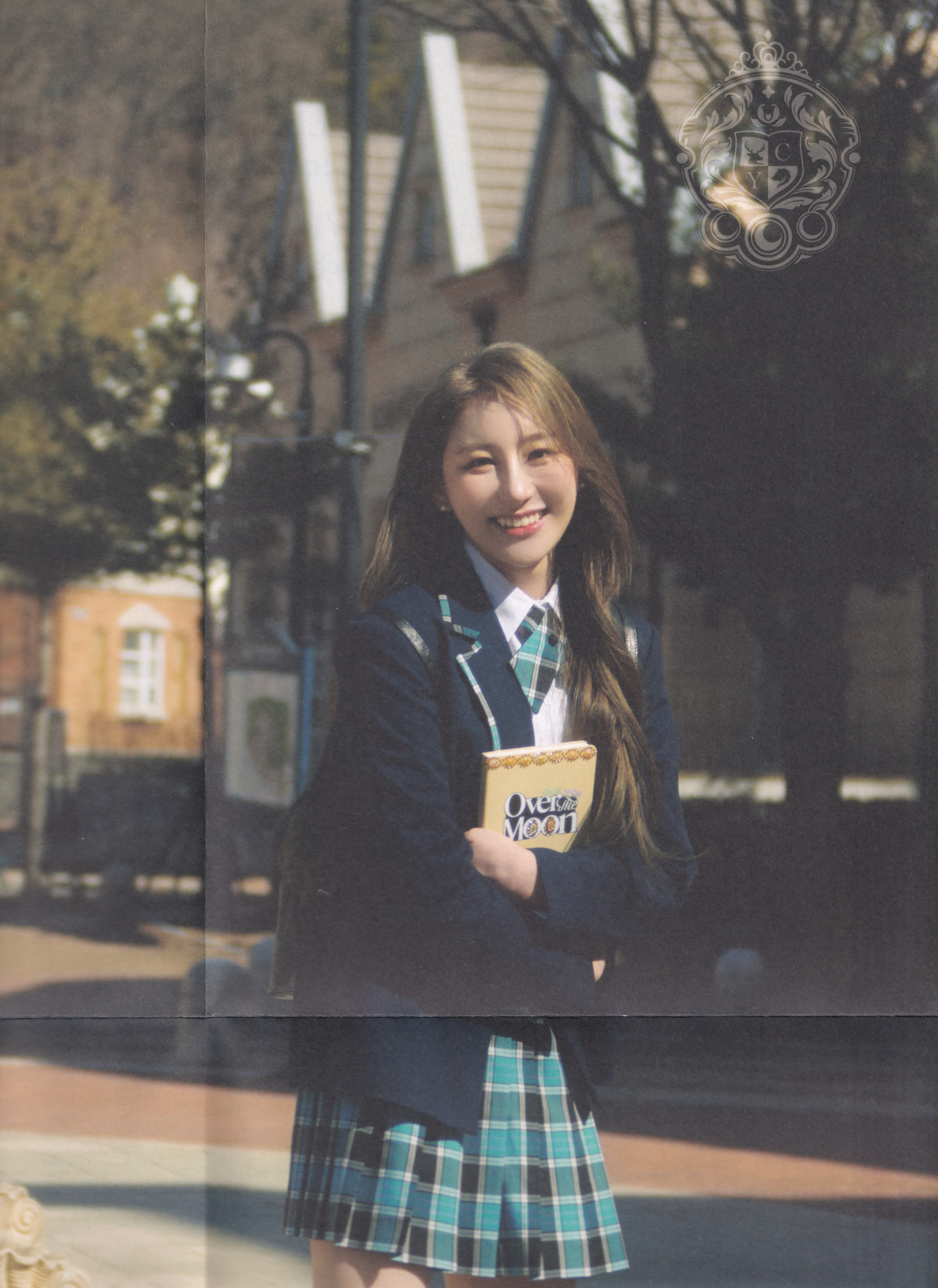 Kpop Scans Lee Chae Yeon Second Mini Album Over The Moon Day Version Examination Paper