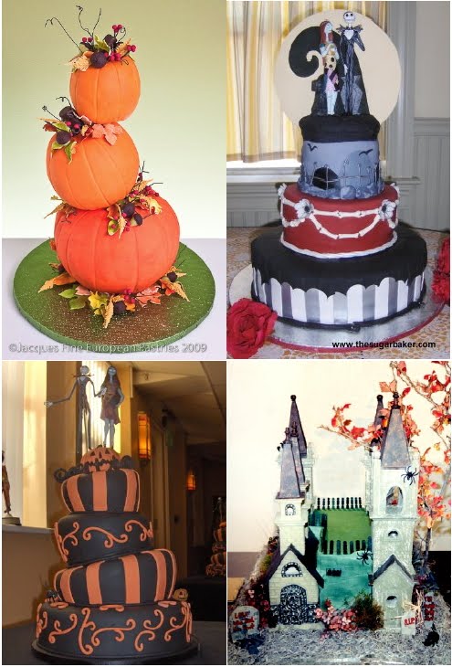 Halloween Wedding Cake Ideas BOO