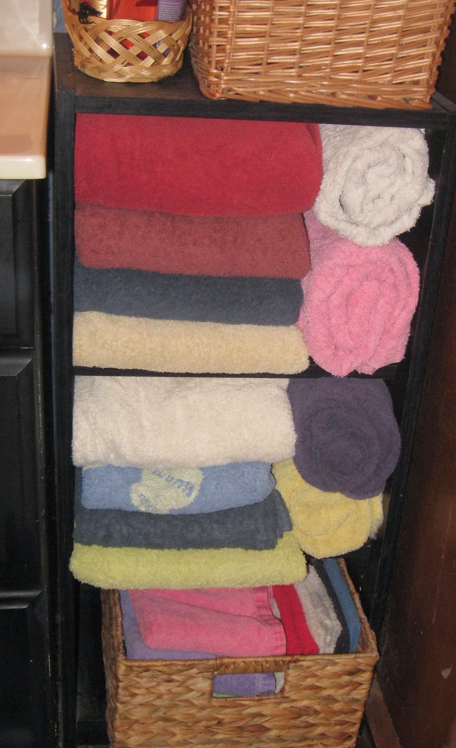 Simply Organized Homemaking Neatly Folded Towels