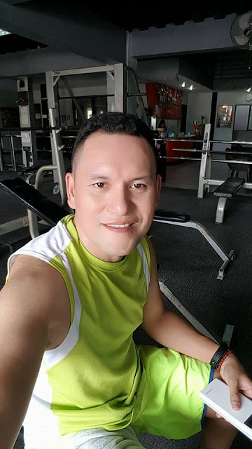 Nelson Judaya selfie in his workout