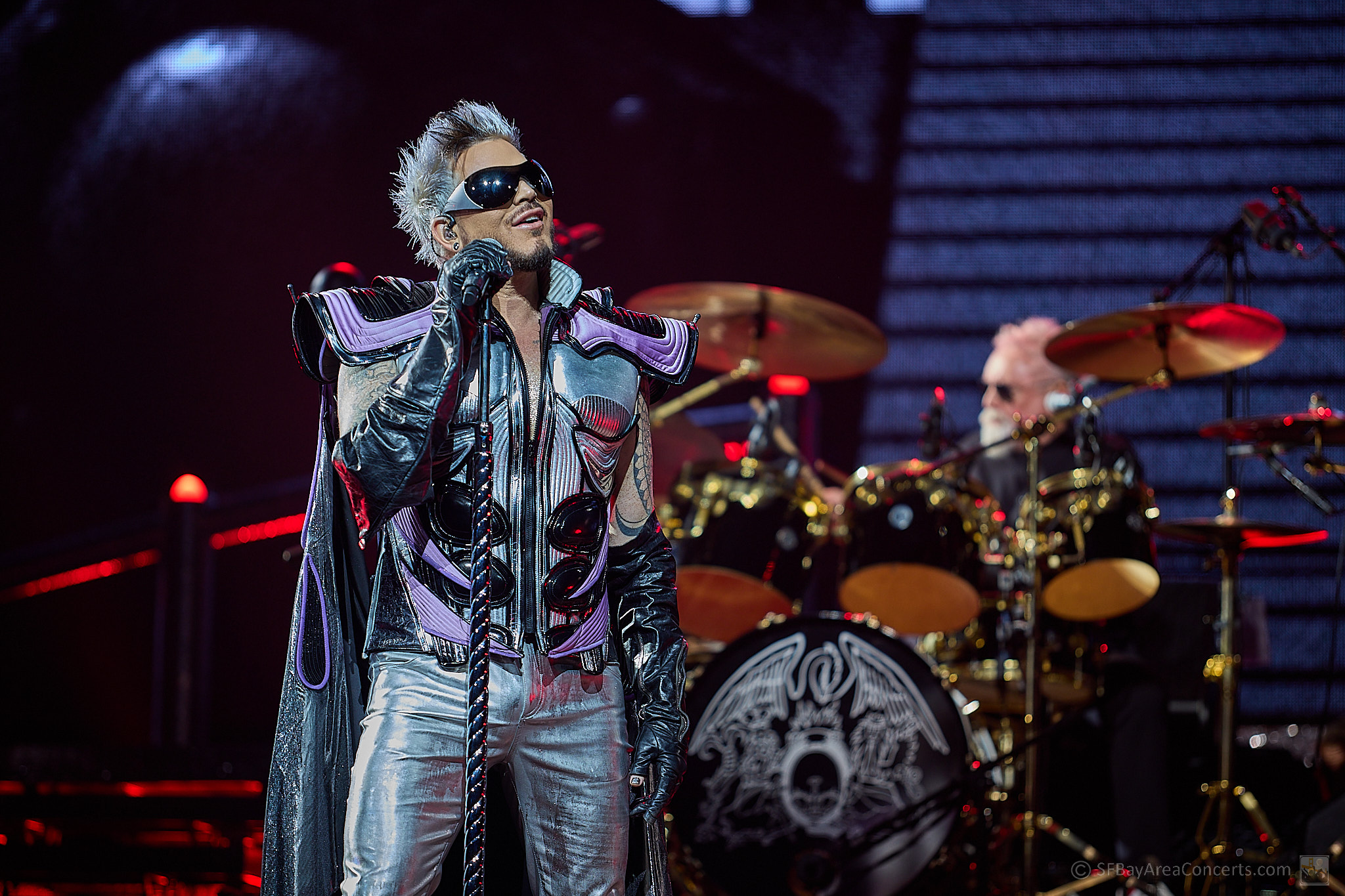 Adam Lambert & Roger Taylor @ the Chase Center (Photo: Kevin Keating)