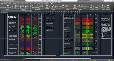 File AutoCAD mẫu Ký hiệu Quy hoạch