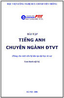 Bài tập Tiếng anh chuyên ngành Điện tử- Viễn thông