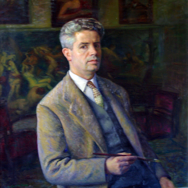 Luis Carrillo Torres, Portraits of Painters, Self Portrait