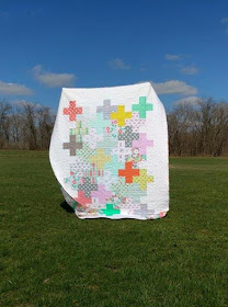 Modern Plus Sign Quilt - Intertwined