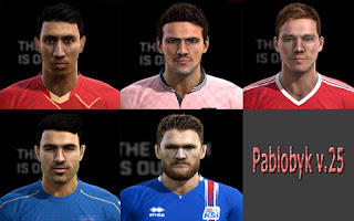 Facepack V.25 Pes 2013 By Pablobyk