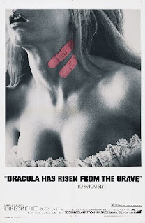 I like how they say 'Obviously!' but if you watch the movie you find that Dracula has not risen from the grave, he's risen from the moat. Fucking stupid advertising copywriters.