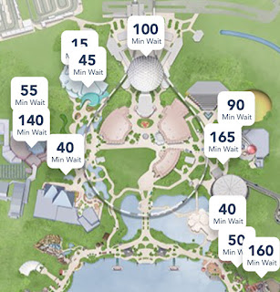 Epcot New Year's Eve 2019 Wait Times Disney World