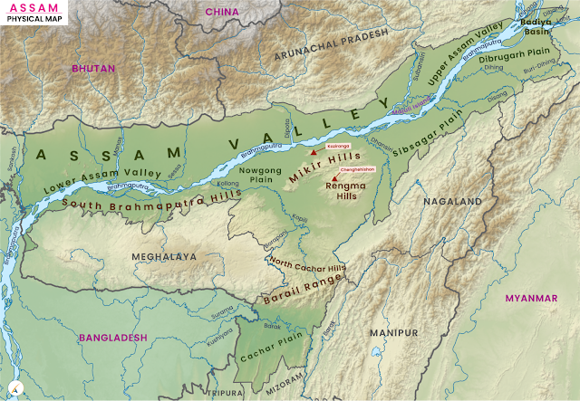 ASSAM - MAP
