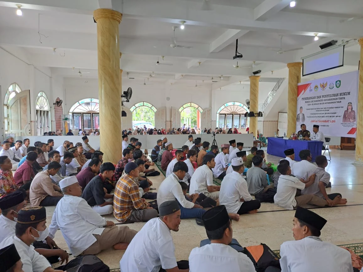 Berikan Penyuluhan Hukum kepada LDII Kotawaringin Timur, Kejaksaan Negeri Sebut Pertama Kali Program Jaksa Masuk Masjid