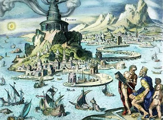 Seven Wonders of the World Lighthouse of Alexandria by Martin Heemskerck