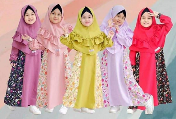 Model Gamis Anak  Desain  Mewah Dan Modern Terbaik 2021 