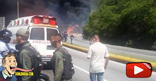 Un fallecido dejó la explosión de una gandola de gasoil en la Caracas - La Guaira