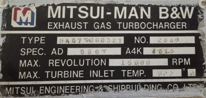 MITSUI-MAN B&W NA57T09032T TURBOCHARGER