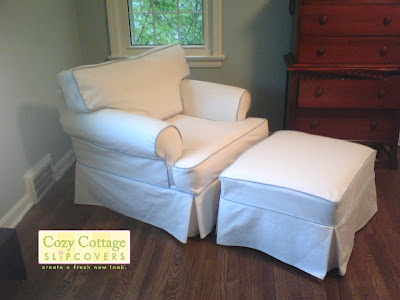 Wing Chair Slipcover on Slipcover Office Chair