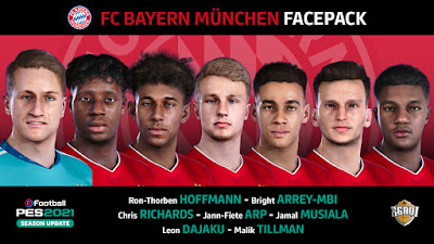 PES 2021 Facepack FC Bayern Munchen by EgaOi